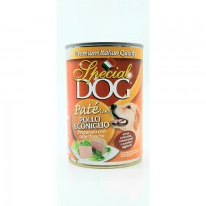 Special Dog Patè Cane Pollo e Coniglio Monge 10 pezzi da 400 gr